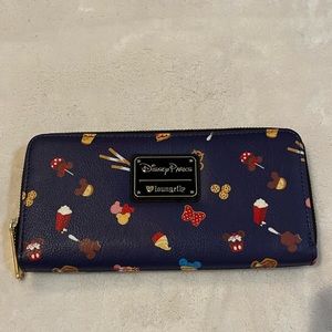 Loungefly x Disney Parks snacks long wallet